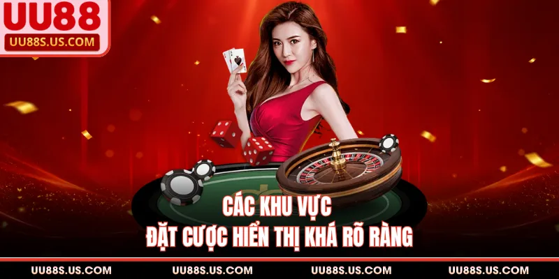 Roulette - Game Quốc Tế Nhận Tài Lộc Hot Nhất Hiện Nay 2 Các khu vực đặt cược hiển thị khá rõ ràng