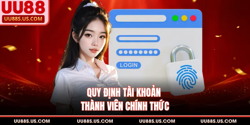Quy định tài khoản thành viên chính thức
